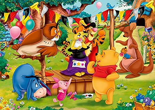 Ravensburger Disney Winnie The Pooh: Magic Show 60 Piece Jigsaw Puzzle for Kids – 03086 – Every Piece is Unique, Pieces Fit Together Perfectly