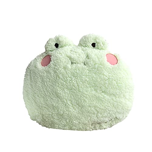 DXDE4U Frog Plush Pillow, Adorable Frog Stuffed Animal (15*14 inch), Home Cushion Decoration Plush Hugging Pillow Frog Toy Birthday Xmas Travel Gift for Kids Adults Girls Boys 