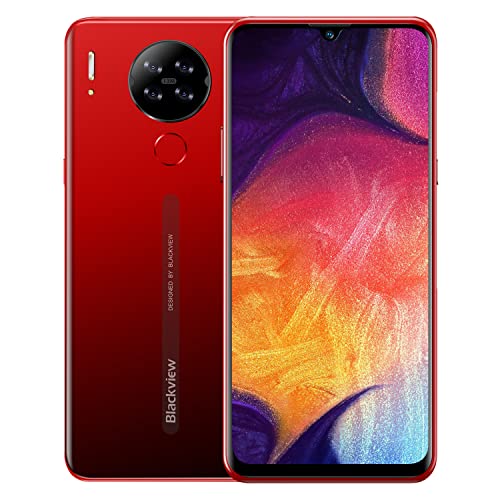 Unlocked Smartphone 3-Day-Battery Fingerprint-Detection – Android 10 2GB+16GB ROM,6.2″ HD+ 13MP Quad Rear Camera,4G Dual SIM Unlocked Cell Phone (Red)