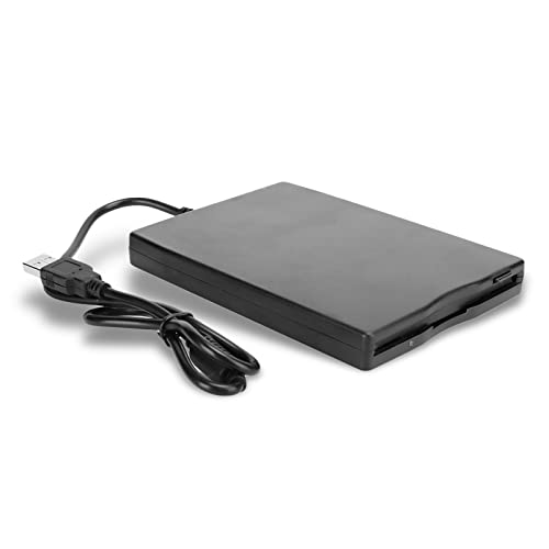 Hilitand Portable USB Floppy Drive, 3.5 Inch Card Reader, Floppy Disk Reader Computer Accessory, USB External Floppy Drive Disk for Windows 10/7 /Vista/Win 8 / XP/ME / 2000 / SE / 98