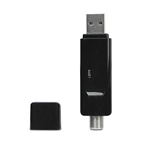 Mygica USB 2.0 TV Tuner with Antenna, ATSC/QAM TV Tuner Stick for PC Laptop Windows Android TV, A681B