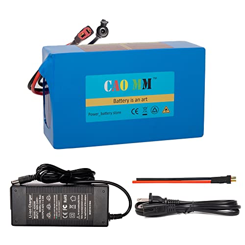 36V Battery, (2-5 Days Delivery from California) 36V 16AH Lithium Battery ebike 16000mAh 30A BMS Battery for 200-1000W Motor Electric Bike Bicycle Golf cart Scooter with Charger