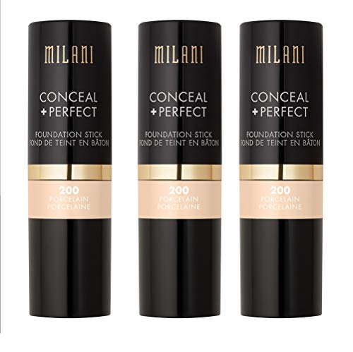 Pack of 3 Milani Conceal + Perfect Foundation Stick, Porcelain 200