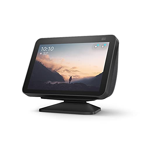 All-new Echo Show 8 (2nd Gen) with Adjustable Stand | Charcoal