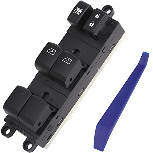Obaee Master Power Window Switch Control Button Front Left Driver Side Compatible with Nissan Pathfinder 2007 2008 2009 2010 2011 2012 Replaces 25401-ZL10A 25401-ZL10B 25401-ZL10C