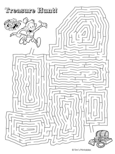 Treasure Hunt Maze