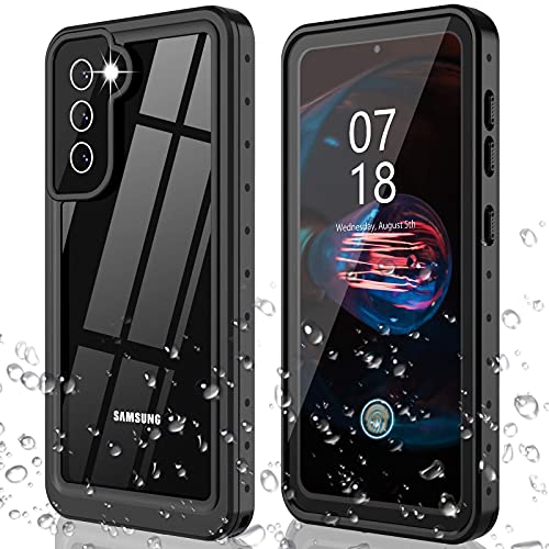 ANTSHARE for Samsung Galaxy S21+ Plus Case Waterproof, Built in Screen Protector 360° Full Body Protective Shockproof IP68 Underwater Clear Case for Samsung Galaxy S21+ Plus 6.7inch
