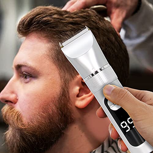 Professional Hair Clippers for Men Kids Family Waterproof Hair Trimmer Cordless Rechargeable Led Display Hair Cutting Rechargeable Electric Hair Trimmer | The Storepaperoomates Retail Market - Fast Affordable Shopping
