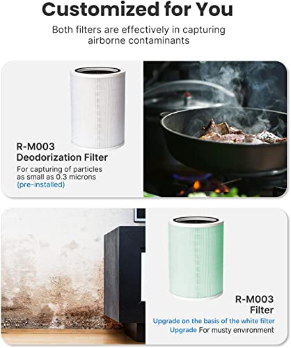 【Official Authentic】 RENPHO Air Purifier Replacement Filter for R-M003, 4-Stage Filtration System, True HEPA Filter, especially for Pet, Allergies, PM2.5, smokers, dust, R-M003-F1 | The Storepaperoomates Retail Market - Fast Affordable Shopping
