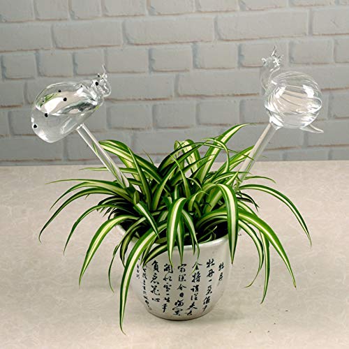 1PC Plant Automatic Self Watering Device Glass Sprinkler Garden Flower Container Animal Watering Bulbs Glass Self-Watering Stakes Water Globe Automatic Irrigation Device for Indoor & Outdoor Plants | The Storepaperoomates Retail Market - Fast Affordable Shopping