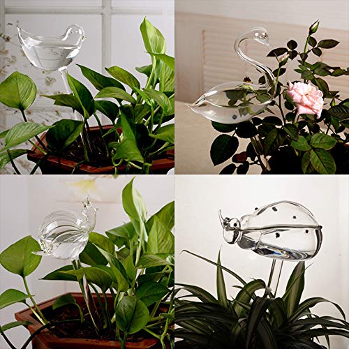 1PC Plant Automatic Self Watering Device Glass Sprinkler Garden Flower Container Animal Watering Bulbs Glass Self-Watering Stakes Water Globe Automatic Irrigation Device for Indoor & Outdoor Plants | The Storepaperoomates Retail Market - Fast Affordable Shopping