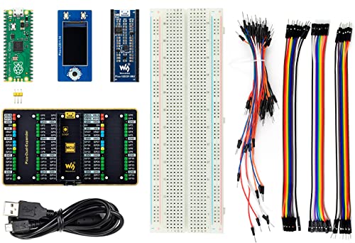 Raspberry Pi Pico Evaluation Kit Package B Includes Pico with Pre-soldered Header + 1.14inch Color LCD + 10DOF IMU Sensor + GPIO Expander + Breadboard | The Storepaperoomates Retail Market - Fast Affordable Shopping