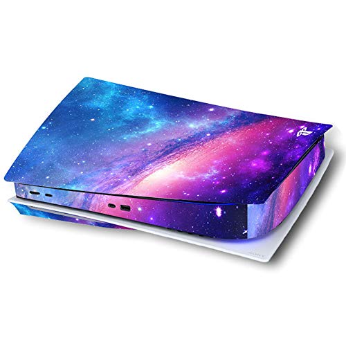 Gebaisi PS5 Skin Sticker Set for Playstation 5 Cover Wrap Decal Disk Edition Purple Nebula | The Storepaperoomates Retail Market - Fast Affordable Shopping