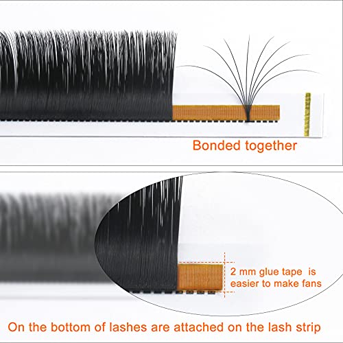 1 Tray Volume Lash Extensions D-0.05-15-20MIX Easy Fan Volume Lashes D Curl .05 Lash Extensions Mega Volume Lash Extensions (D-0.05, 15-20 MIX) | The Storepaperoomates Retail Market - Fast Affordable Shopping