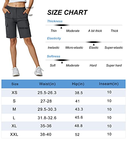 MASKERT Women’s Quick Dry Hiking Shorts Lightweight Cargo Shorts Water Resistant Summer Outdoor Travel Camping, Khaki XL | The Storepaperoomates Retail Market - Fast Affordable Shopping