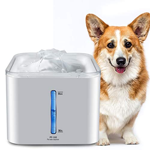 ANPETBEST Water Fountain for Cats and Dogs, 3.5L Large Automatic Pet Water Fountain Drinking Ultra Quiet Dog Water Dispenser with LED Light and Filter for Multiple Pets, Power Adapter NOT Included | The Storepaperoomates Retail Market - Fast Affordable Shopping