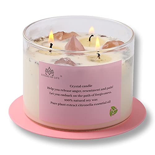 STONE OF LIFE Sage Candles, Crystal Candles, Candles for Home Scented, Used for Indoor Outdoor Meditation, Relieve Irritability, Enhance Feelings. | The Storepaperoomates Retail Market - Fast Affordable Shopping
