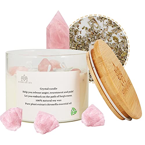 STONE OF LIFE Sage Candles, Crystal Candles, Candles for Home Scented, Used for Indoor Outdoor Meditation, Relieve Irritability, Enhance Feelings. | The Storepaperoomates Retail Market - Fast Affordable Shopping