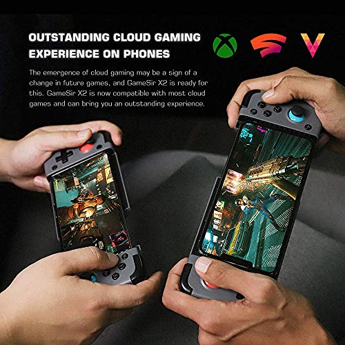 GameSir X2 Bluetooth Wireless Mobile Game Controller, Type-C Port, Custom Turbo Key, Bluetooth 5.0 Support Android/iOS iPhone Xbox Cloud Gaming, Google Stadia, GeForce Now, MFi Apple Arcade Games | The Storepaperoomates Retail Market - Fast Affordable Shopping