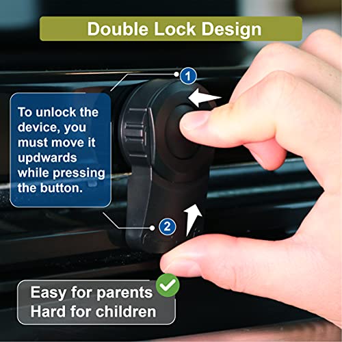 Baby Oven Door Lock Child Safety Switch with Double Locking Protection for Kids, Babies, and Toddlers, Help Prevent Pinched Fingers and Hands, 3M Adhesive Backing | The Storepaperoomates Retail Market - Fast Affordable Shopping