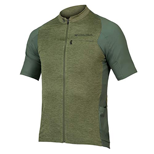 Endura Men’s GV500 Reiver Short Sleeve Gravel Cycling Jersey Olive Green, Large | The Storepaperoomates Retail Market - Fast Affordable Shopping