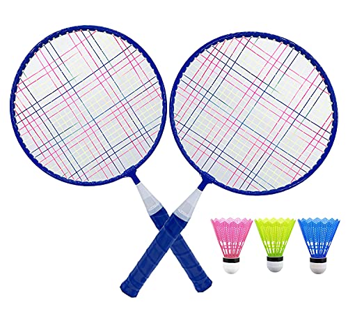 KanCai Badminton Racket for Children 1 Pair, Nylon Alloy Durable Badminton Racquet Set for Kids Indoor/Outdoor Sport Game | The Storepaperoomates Retail Market - Fast Affordable Shopping