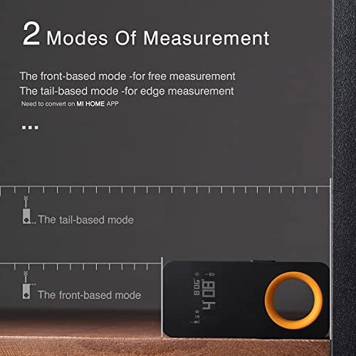 Laser Measurement Tool with Bluetooth, 98ft Laser Distance Measure, ±1/16-inch Accuracy, 2 Modes of The Measurement, Switchable Units M/Ft+in, Type-C Charging | The Storepaperoomates Retail Market - Fast Affordable Shopping