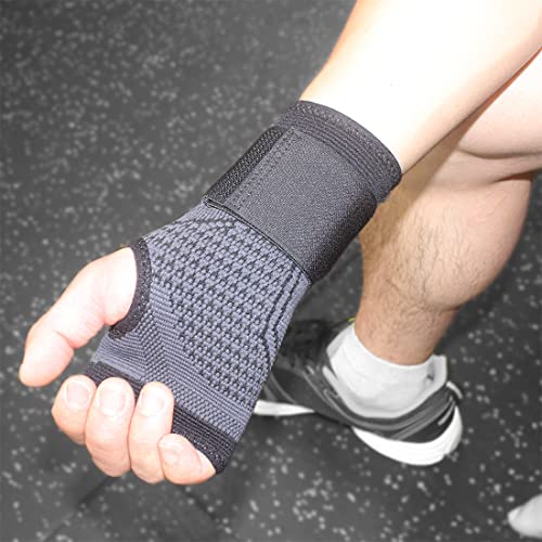 2-Pack Carpal Tunnel Wrist Brace, for Carpal Tunnel Syndrome, Wrist Pain/Strain Arthritis, Wrist Brace Men and Women, Adjustable Strap, Wrist Wrap Hand Support Sleeves (Black, Large) | The Storepaperoomates Retail Market - Fast Affordable Shopping