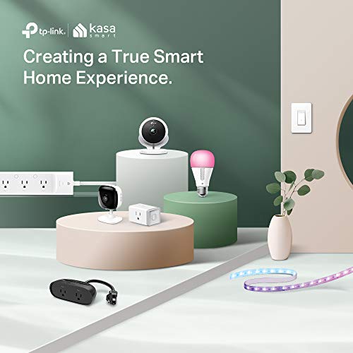 Kasa Smart Light Bulbs that works with Alexa and Google Home, Dimmable Smart LED Bulb, A19, 9W, 800Lumens, Soft White(2700K), CRI≥90, WiFi 2.4Ghz only, No Hub Required, 4-Pack(KL110P4) | The Storepaperoomates Retail Market - Fast Affordable Shopping