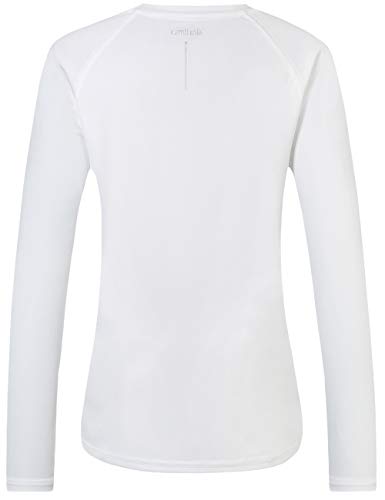 Camii Mia Womens Long Sleeve Sun Protection Shirts, Sun Shirts for Women UPF 50+ SPF T-Shirts for Fishing, Running, Hiking (Medium, White) | The Storepaperoomates Retail Market - Fast Affordable Shopping