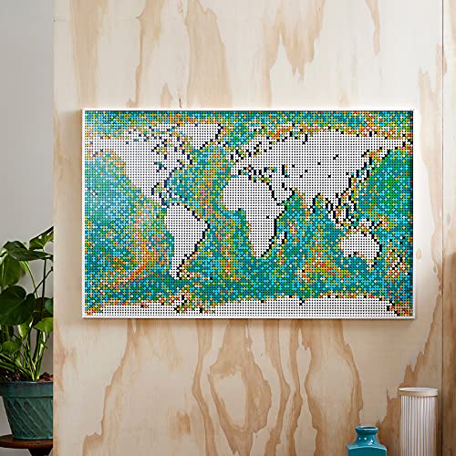 LEGO Art World Map 31203 Building Toy; Meaningful, Collectible Wall Art for DIY and Map Enthusiasts; New 2021 (11,695 Pieces) | The Storepaperoomates Retail Market - Fast Affordable Shopping