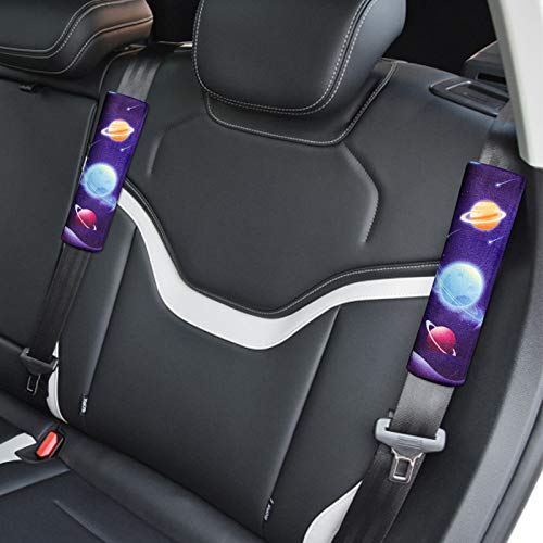 2Pcs Car Seat Belt Cover for Adults Kids,Car Seat Strap Covers,Soft Comfort Car Seat Belt Pillow Cushion,Universal Car Seat Belt Shoulder Pads Strap Covers for Adults Kids Children (Universe Space) | The Storepaperoomates Retail Market - Fast Affordable Shopping