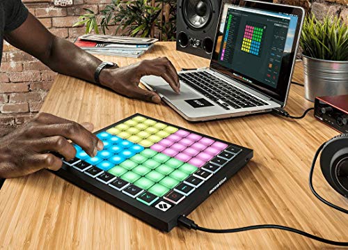 Novation Launchpad 64 RGB Pad Midi Grid Controller with Creative Music Software Kit and Professional Studio Microphone and Recording Kit | The Storepaperoomates Retail Market - Fast Affordable Shopping