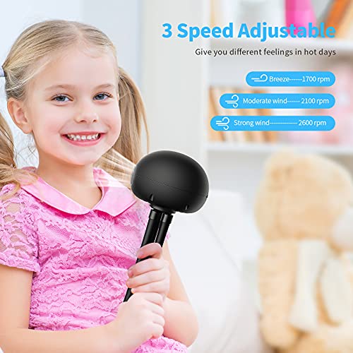 SmartDevil Stroller Fan, 3 Speed Portable Clip on Stroller Fan with Flexible Tripod, 60° Rotatable Personal Jellyfish Battery Operated Handheld Fan, for Stroller, Car Seat, Treadmill, Camping (Black) | The Storepaperoomates Retail Market - Fast Affordable Shopping