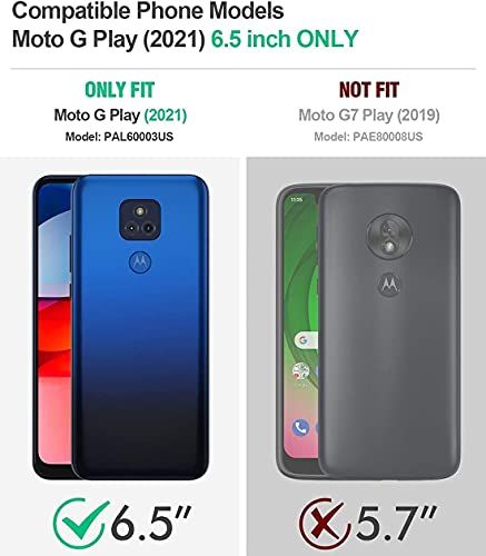 Moto G Play 2021 Case, Moto G Play Case with [2 Pack] Tempered Glass Screen Protector, LeYi [Military-Grade] Protective Phone Cover with Kickstand for Motorola G Play, Black | The Storepaperoomates Retail Market - Fast Affordable Shopping