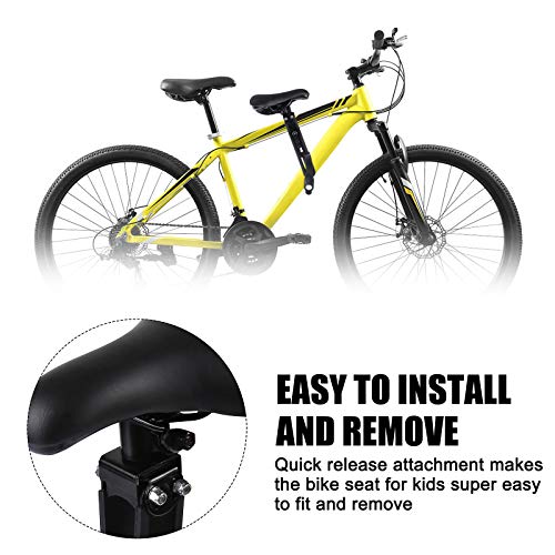 VELIHOME Kids Bike Seat for Mountain Bikes,Bicycle Seat for Kids,Mountain Bikes Accessories Seat Handlebar for Kids Toddler, Front Mounted Detachable Mountain Bike Child Seats(2-5 Years) | The Storepaperoomates Retail Market - Fast Affordable Shopping