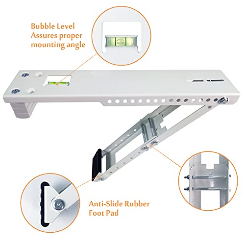 Foozet AC Window Air Conditioner Support Bracket Light Duty, Up to 85 lbs | The Storepaperoomates Retail Market - Fast Affordable Shopping