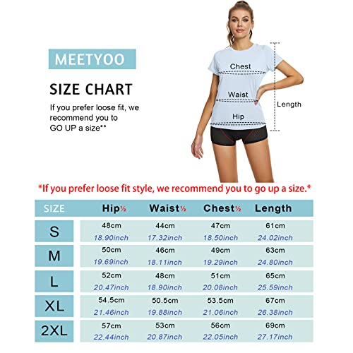 MEETYOO Womens Short Sleeve Rash Guard Swim, Quick Dry Outdoor Sun Protection T-Shirt, White | The Storepaperoomates Retail Market - Fast Affordable Shopping