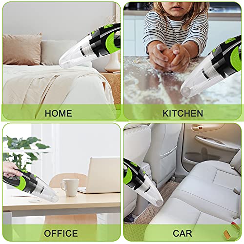 Cordless Handheld Vacuum,Portable Vacuum Cleaner for Home,5000pa High Power Auto Accessories Kit for Detailing and Car Cleaning,Wet and Dry Auto Handheld Vacuum Cleaner for Car | The Storepaperoomates Retail Market - Fast Affordable Shopping