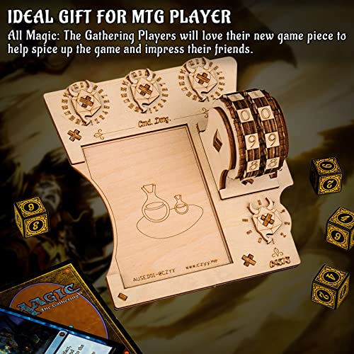 Commander EDH Command Zone Tray with Life Counter Wooden Compatible with Magic The Gathering, MTG | The Storepaperoomates Retail Market - Fast Affordable Shopping