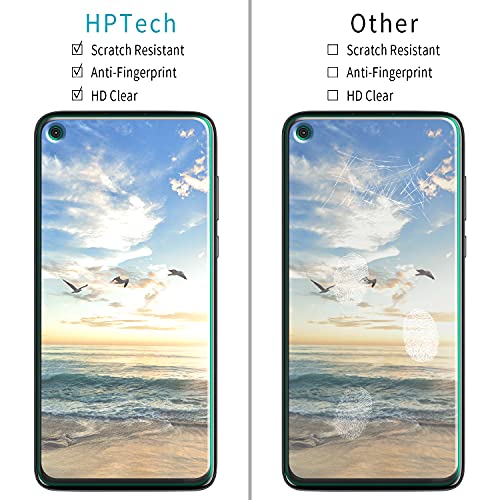 HPTech (2-Pack) Compatible for Moto G Power 2021 Tempered Glass Screen Protector, 9H Hardness, Cutout Camera Hole, HD Clear Case Friendly | The Storepaperoomates Retail Market - Fast Affordable Shopping