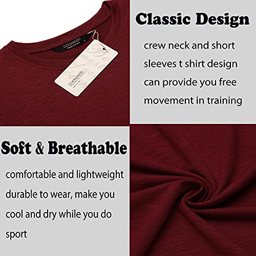 COOFANDY Men’s Muscle T Shirt Fashion Hipster Fitness Athletic Quick Dry Fit Tee | The Storepaperoomates Retail Market - Fast Affordable Shopping