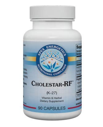Apex Energetics Cholestar-RF 90ct (K-27) maintains Cholesterol Levels Already in The Normal Range | Key Ingredients Include Chromium, inositol hexanicotinate, Garlic Extract, and pantethine | The Storepaperoomates Retail Market - Fast Affordable Shopping