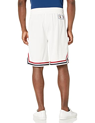 Tommy Hilfiger Men’s Space Jam Basketball Shorts, Snow White, SM | The Storepaperoomates Retail Market - Fast Affordable Shopping