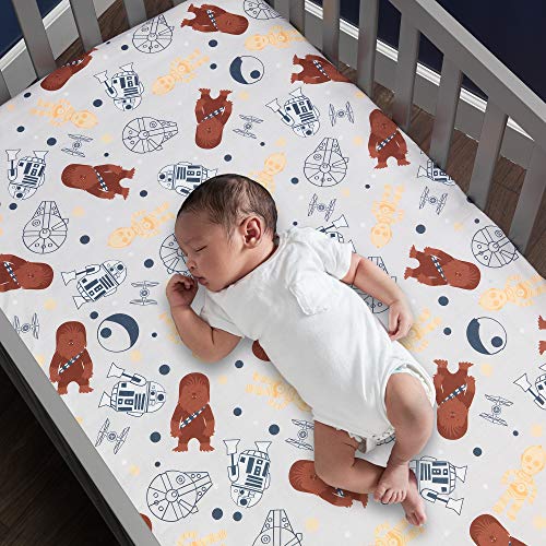 Lambs & Ivy Star Wars Signature Millennium Falcon 100% Cotton Fitted Crib Sheet | The Storepaperoomates Retail Market - Fast Affordable Shopping