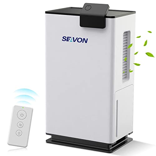 SEAVON Dehumidifier Up to 5300 Cubic Feet and 2500Cubic Feet dehumidifiers for home, basements, bathroom, bedroom, RV, Office, Auto Shut-off | The Storepaperoomates Retail Market - Fast Affordable Shopping