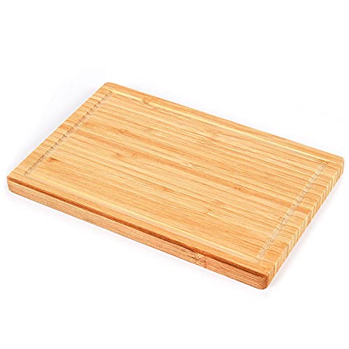 Menesia Mini Bamboo Bar Cutting Board with Juice Groove, 8.5″ Thin Engraved Small Wood Cutting Board, Wooden Camping Chopping Boards with Measurement Kitchen Conversion Chart for Cooking | The Storepaperoomates Retail Market - Fast Affordable Shopping