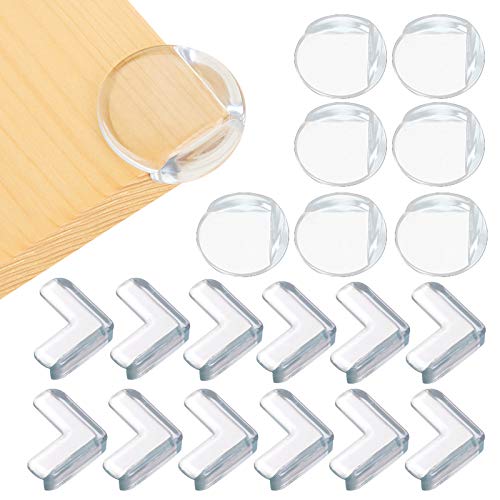 Corner Protectors for Baby Safety, 24 Packs Clear Furniture Edge Guards Bumper for Table Desk Shelf Bed Sharp Corner | The Storepaperoomates Retail Market - Fast Affordable Shopping