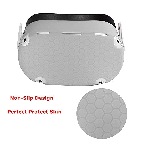 Silicone Front Protector Cover for Oculus Quest 2, VR Shell Front Face Protector Cover Accessories Dust Proof Washable Oculus Quest 2 Silicone Protector Shell(Transparent) | The Storepaperoomates Retail Market - Fast Affordable Shopping