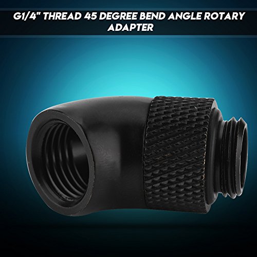 Adapter, 4″ Thread 45 Degree Bend Angle Suitbale for CPU Water Cooling Heatsink | The Storepaperoomates Retail Market - Fast Affordable Shopping